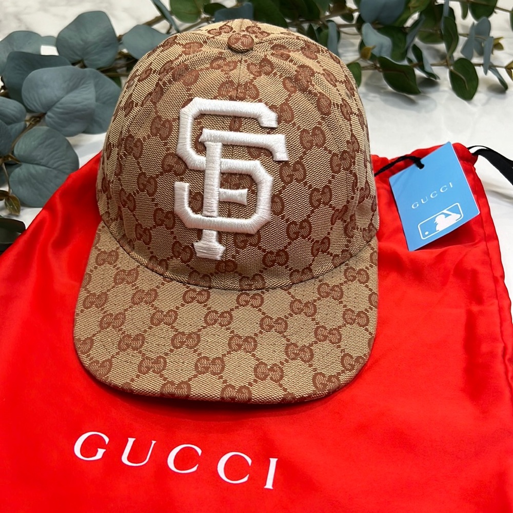 COPY - GUCCI CAVAS SF GIANTS CAP